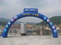 inflatable advertising arch with logos  3