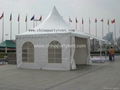 aluminum white pagoda tent 