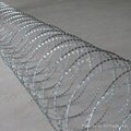 galvanized concertina razor wire fence
