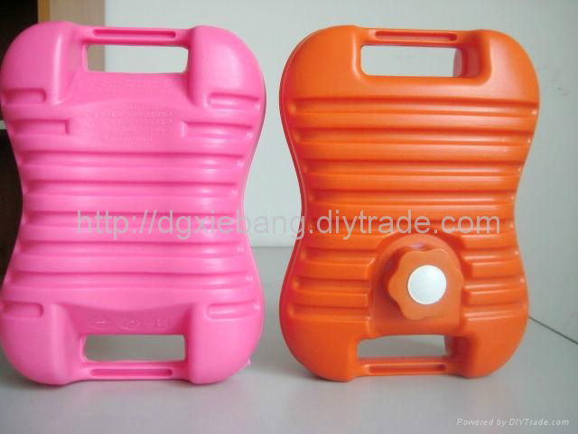 2L plastic HDPE blow molding hot water bags