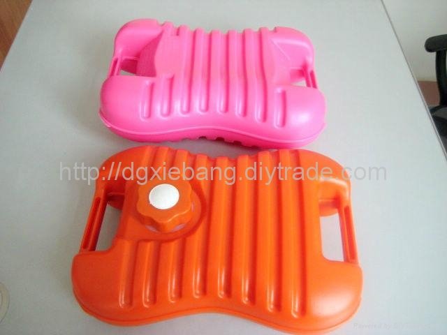 2L plastic HDPE blow molding hot water bags 4