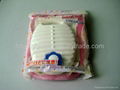 0.6L blow molding HDPE plastic oval hot water bottles 3