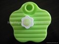 550ml plastic HDPE hot water bottle with five-pointed star shape  3
