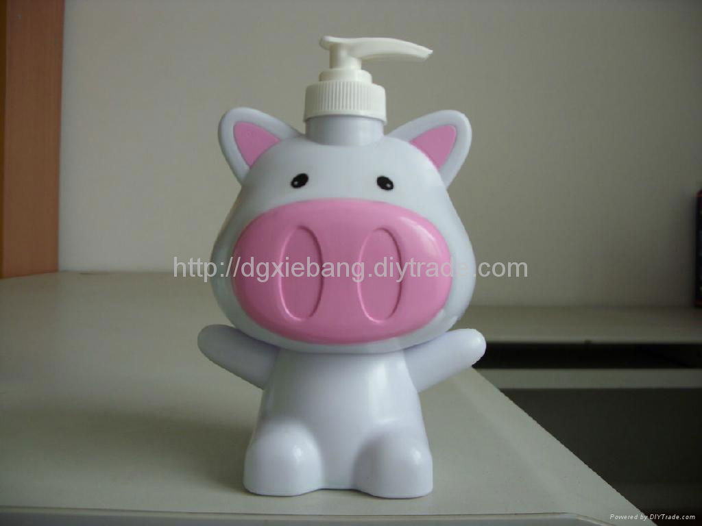 PP plastic cartoon shampoo bottles 5