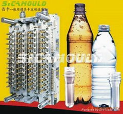 48cavity pnuematic valve gate preform