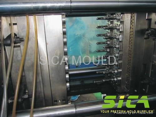 48cavity pnuematic valve gate preform mould 3