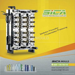 18cavity pneumatic valve gate preform