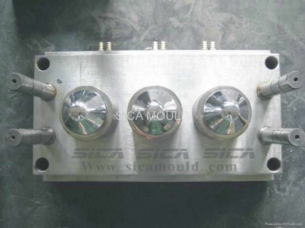 6cavity wide jar preform mould 4