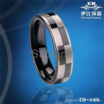 tungsten carbide ring fashion tungsten ring laser your own logo ring 4