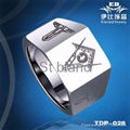 hot masonic tungsten ring  2