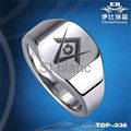 hot masonic tungsten ring  5