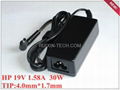 HP 30W Power Supply 534554-0002 AC adaptor 19V 1.58A 30W charger For HP Original 4