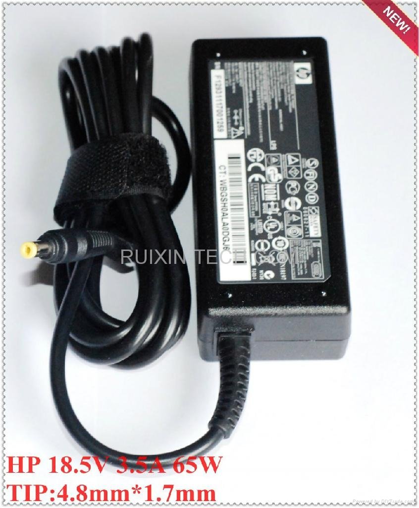 HP 65W Power Supply 608421-003 AC adaptor 18.5V 3.5A 65W charger 5