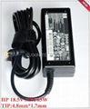 HP 65W Power Supply 608421-003 AC adaptor 18.5V 3.5A 65W charger 5