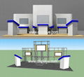 可重复使用的便携式展位 1
