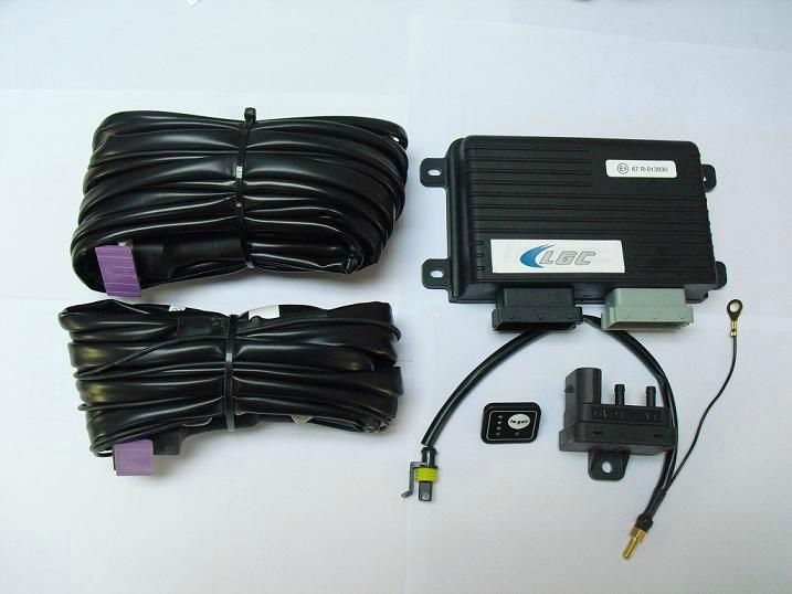 Autogas ECU set for LPG/CNG sequential injection system on bi-fuel vehicle