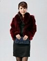 women real fur coat 2351