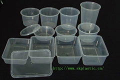 Disposable Takeaway Microwaveable Plastic Food Containers