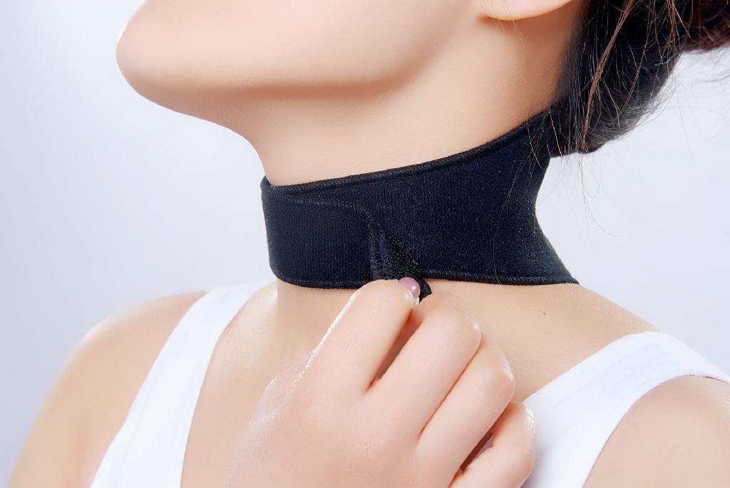 Tourmaline self-heating magnetic neck support 3