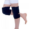 self-heating magnetic knee brace support