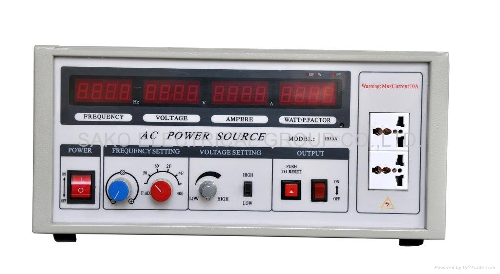 Variable Frequency Power Supply,AC Power Source,Single Phase
