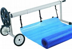 solar pool roller and cover