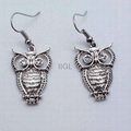 Fashion owl earring
