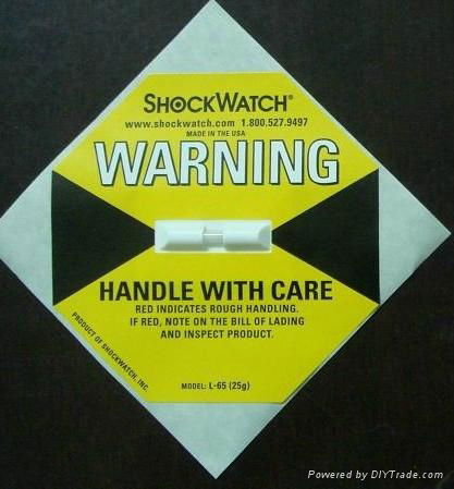 防震動標籤shockwatch25G