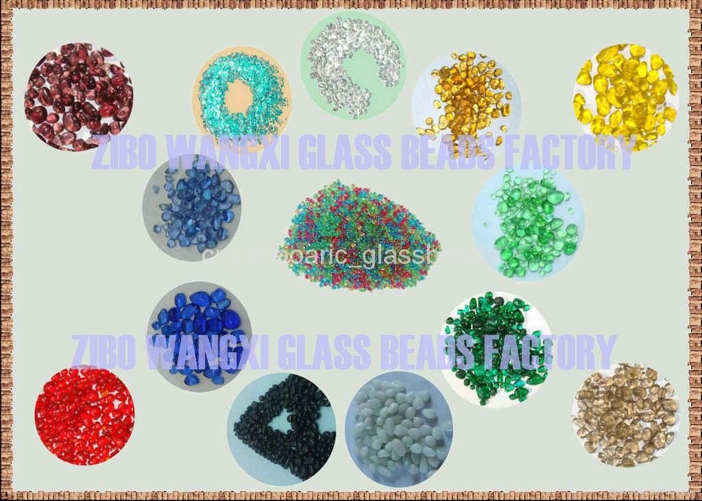 Color Glass Beads Pebble for Swimming Pool 1