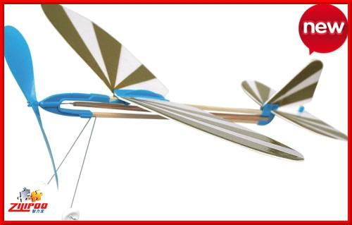 Rubber band powered airplane 3
