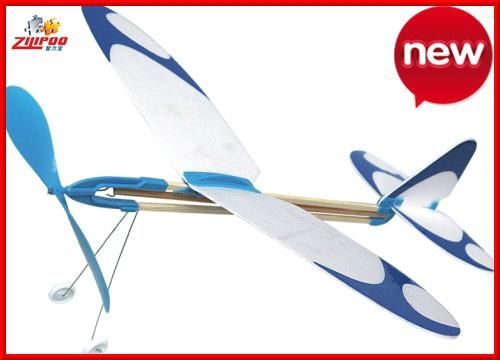 Rubber band powered airplane 4