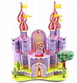 Purple castle 3D puzzle 1