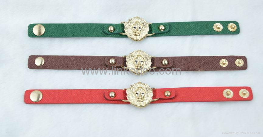 Lion head brand bracelet