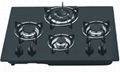 Tempered glass gas hob