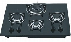 Tempered glass gas hob 