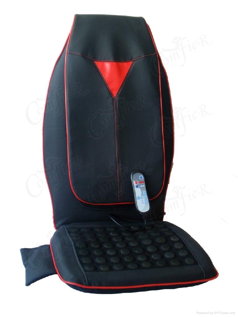 Portable Shiatsu Rolling Full Massage Cushion with Soothing Heat by Jade