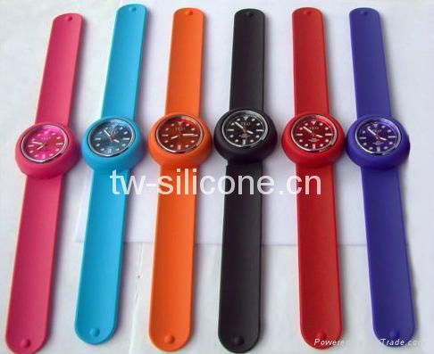 new design silicone conjunction watch  4