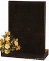 shanxi black granite headstone 2