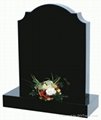 shanxi black granite headstone 3