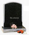 shanxi black granite headstone 5