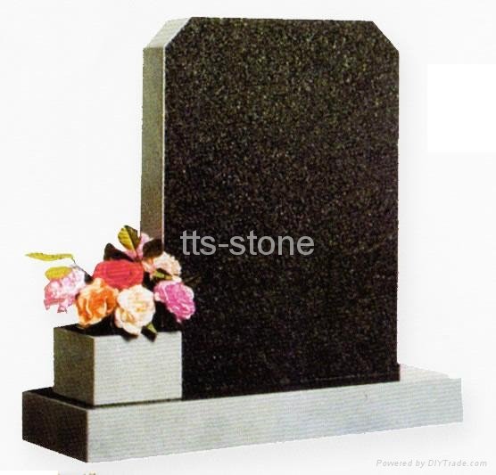 Black granite grave stone 5