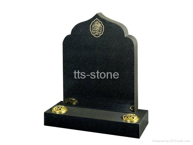 Black granite memorial tombstone 3