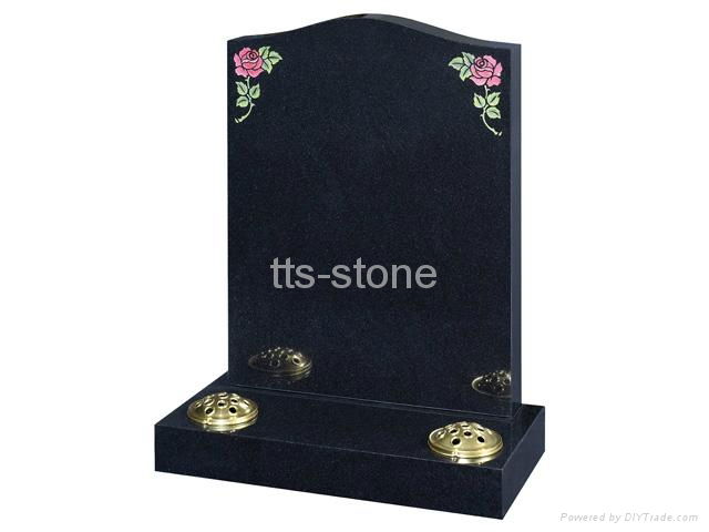 Black granite memorial tombstone 4