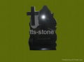 black granite tombstone design 4