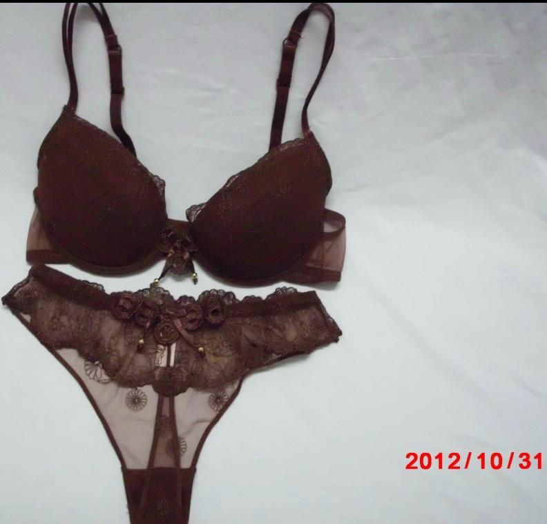 YIWU  BRA SET  FACTORY:2012 new fashion European style underwear set