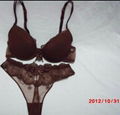 YIWU  BRA SET  FACTORY:2012 new fashion European style underwear set 1