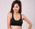 china bra factory:100%cotton cheap sport bra vest