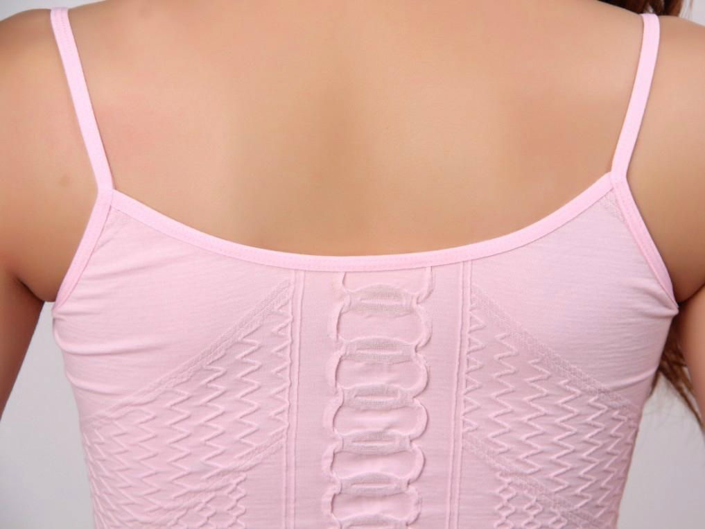 china bra factory:100%cotton cheap knitted sport  underwear vest 5