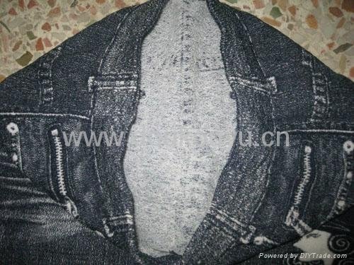 2012 Winter seamless copy jeans kids leggings 4
