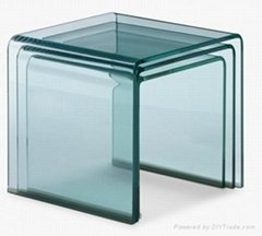 glass nest table